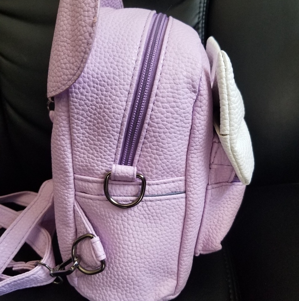 Purple & white Minnie Mouse Backpack - Picture 3 of 7